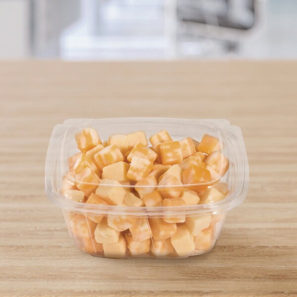 Dart ClearPac SafeSeal Tamper-Resistant/Evident Containers, Domed Lid, 12 oz, Clear, Plastic, 200PK - CH12DED