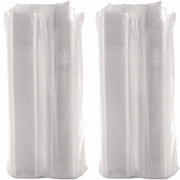Dart ClearPac SafeSeal Tamper-Resistant/Evident Containers, Domed Lid, 12 oz, Clear, Plastic, 200PK - CH12DED
