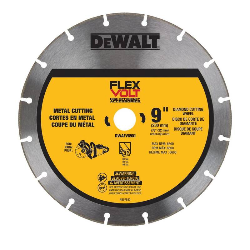 DEWALT 9 pulgadas Hoja de sierra de corte de metal con diamante - DWAFV8901