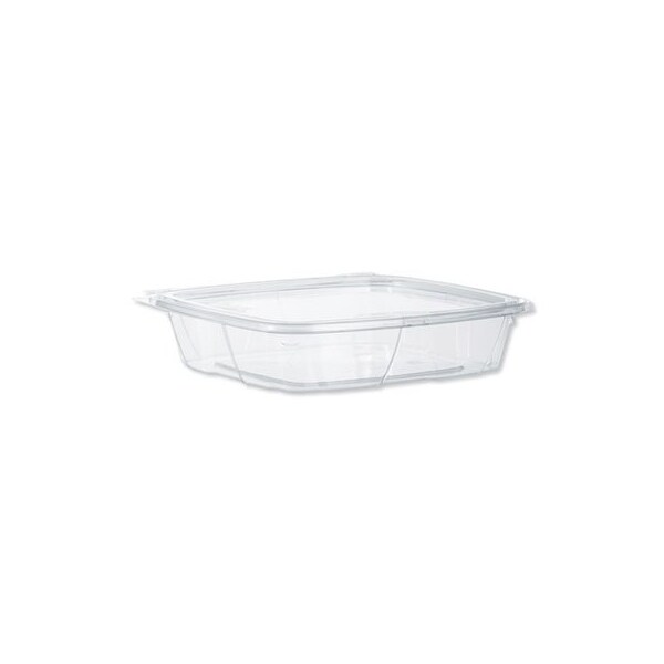 Dart , SAFESEAL TAMPER-RESISTANT, TAMPER-EVIDENT DELI CONTAINERS w FLAT LID, 35oz, CLEAR, 200CT - CH35DEF