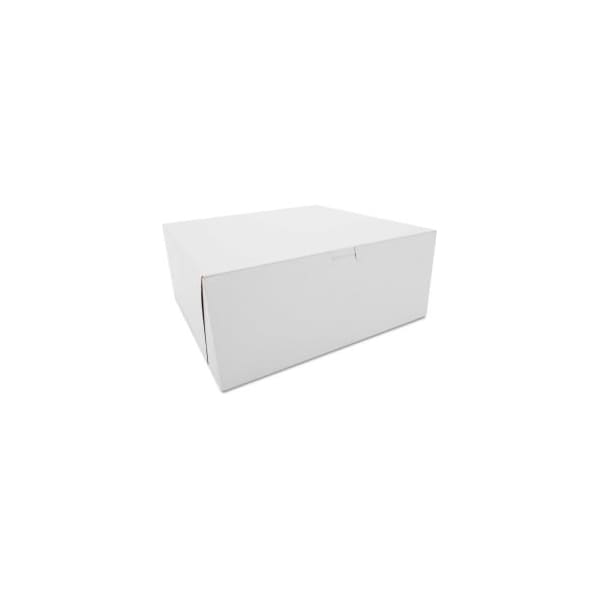 Southern Champion Tray SCT, Tuck-Top Bakery Boxes, Paperboard, White, 12 X 12 X 5 - 0987