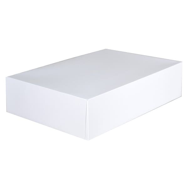 Champion Southern Paperboard Bakery Donut Box White 14 in. X 10 in. X 3.5 in., 25PK - 1235