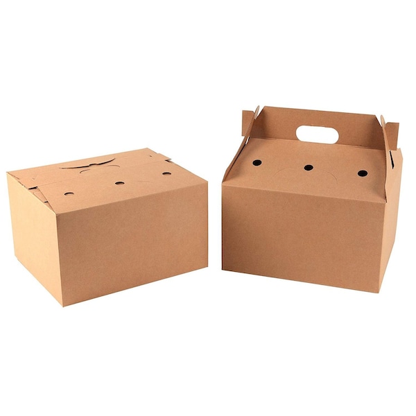 Champion Southern  in.The Big Barn in. 1 Piece Catering Box Kraft 12.94 in. X 10.69 in. X 7.63 in., 6PK - 2760