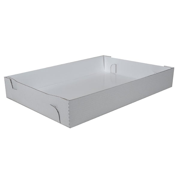 Champion Southern Non-Window Corrugated Bakery Boxes Bright White 25.88 in. X 18.06 in. X 4 in., 25PK - 1190