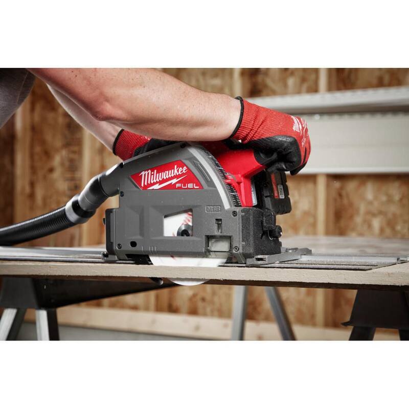 Milwaukee 6-1/2 pulgadas x 4 dientes de carburo de silicio Hoja para sierra de riel para cemento de fibra (paquete de 1) - 48-40-0670