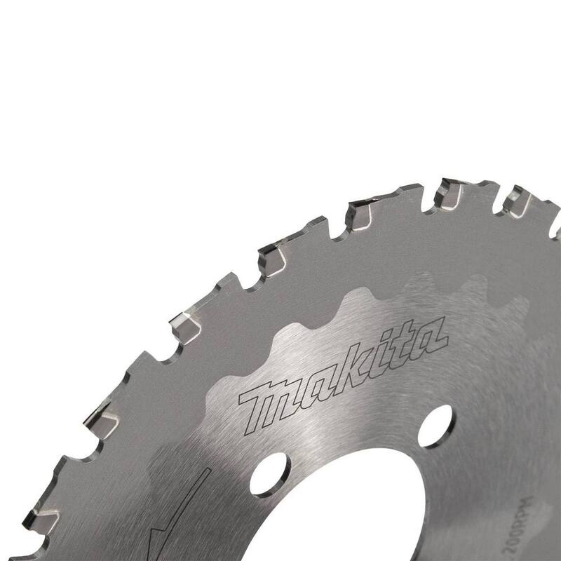 Makita 4-5/16 in. 24-Tooth Max Efficiency CERMET-Tipped Cutter Blade for Rebar and Steel Rod Cutting - E-11106

Makita 4-5/16 pulgadas 24 dientes de máxima eficiencia hoja cortadora con punta de CERMET para cortar varillas de refuerzo y barras de acero - E-11106