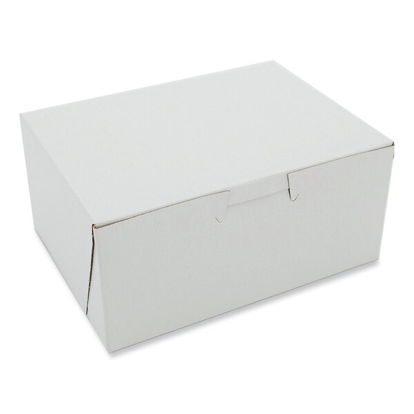 Sct White One-Piece Non-Window Bakery Boxes, 6 x 4.5 x 2.75, White, Paper, 250PK - SCH 0903