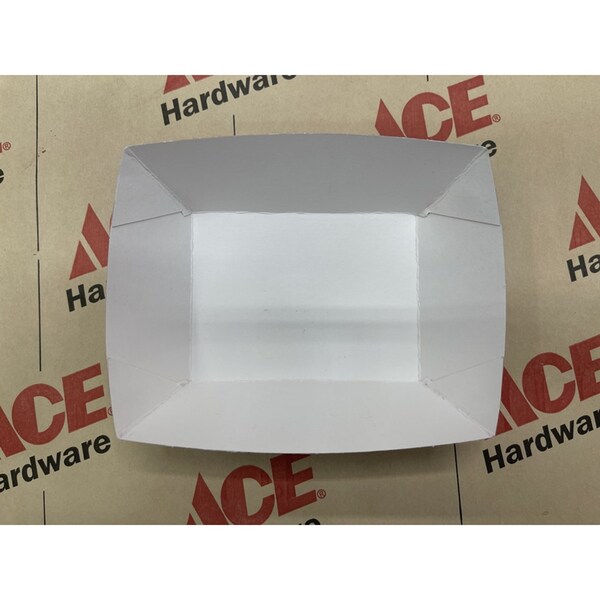 5280 Culinary Chef J's BBQ Provisions 4.5 oz Brown Paper Food Tray Serve Tray 6 in. D 125 pk - FOODTRAY 4.5