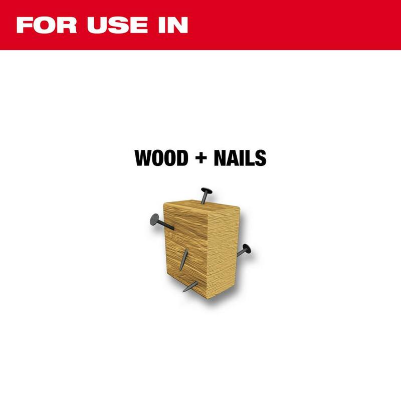 Milwaukee 9 pulgadas 5 TPI Hoja de sierra reciprocante para corte de madera SAWZALL (paquete de 100) - 48-01-6036-100X