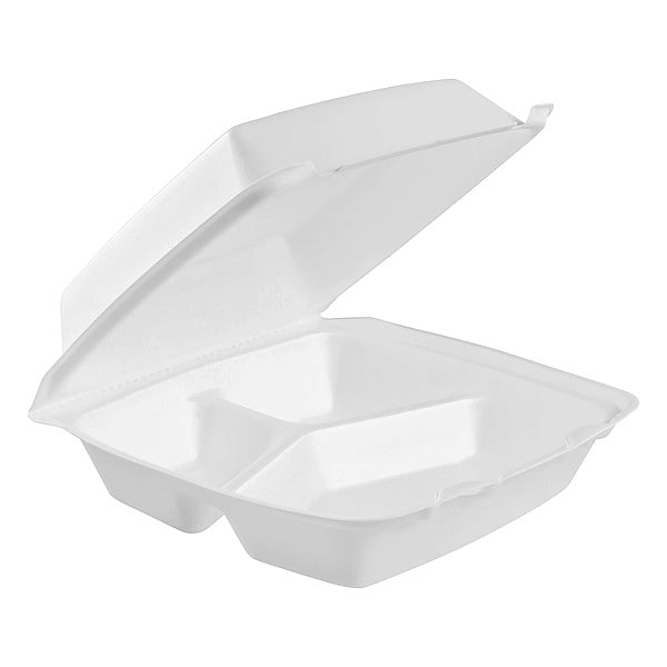 Dart Foam Cntr, Hinged Lid, 8 3/8x7 7/8x3 1/4 - 85HT3R