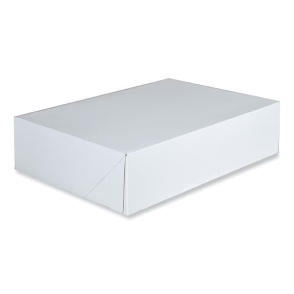 Sct Clay-Coated Donut Boxes, 14 x 10 x 3.5, White, Paper, 125PK - 1217