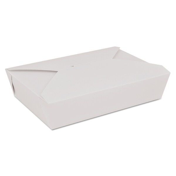 Sct ChampPak Retro Carryout Boxes, #2, 7.75 x 5 5 x 1 88, White, Paper, 200PK - SCH 0772