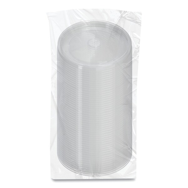 Solo Polypropylene Vented Food Container Lids, Recessed, For 32 oz Containers, Clear, 1000PK - LPH432-0090