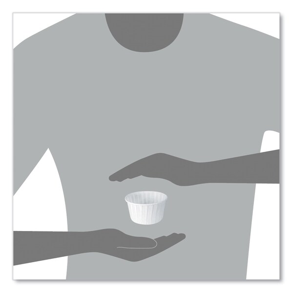 Solo Paper Portion Cups, ProPlanet Seal, 5.5 oz, White, 5000PK - 550-2050
