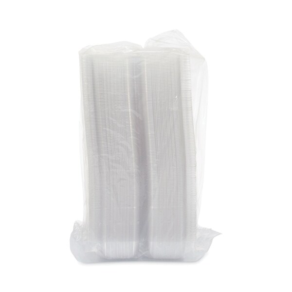 Dart StayLock Clear Hinged Lid Containers, 4.5 x 8.5 x 3.6, Clear, Plastic, 250PK - C19UT1