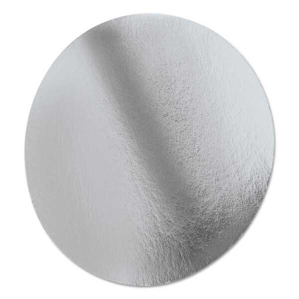 Hfa Foil Laminated Board Lids, 8.25 Dia, Silver, Aluminum, 500PK - 2058L