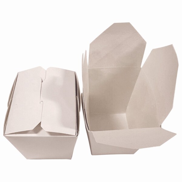 Kari-Out Food Pail, 32 oz, 4 x 3.69 x 4.55, White, Paper, 400/Carton, 400PK - 3103032