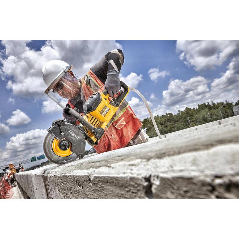 Hoja de sierra de corte de concreto de diamante DEWALT Flexvolt de 9 pulgadas - DWAFV8900