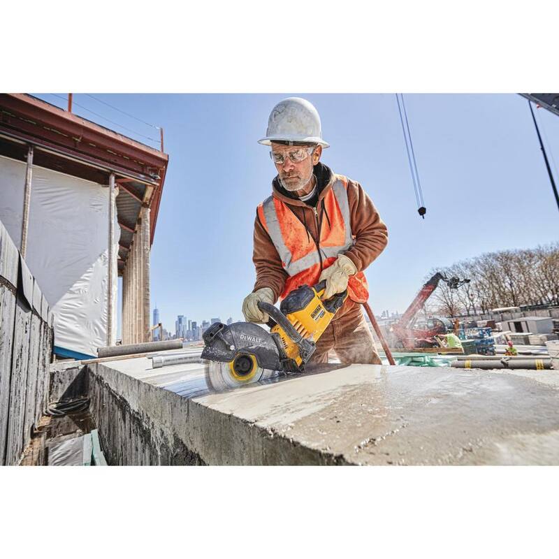 Hoja de sierra de corte de concreto de diamante DEWALT Flexvolt de 9 pulgadas - DWAFV8900