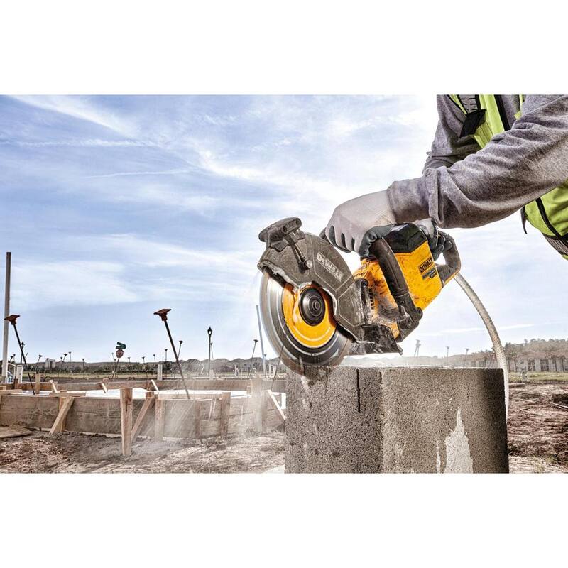 Hoja de sierra de corte de concreto de diamante DEWALT Flexvolt de 9 pulgadas - DWAFV8900