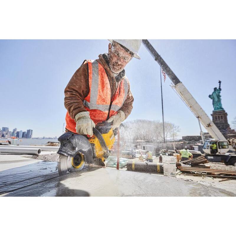 Hoja de sierra de corte de concreto de diamante DEWALT Flexvolt de 9 pulgadas - DWAFV8900