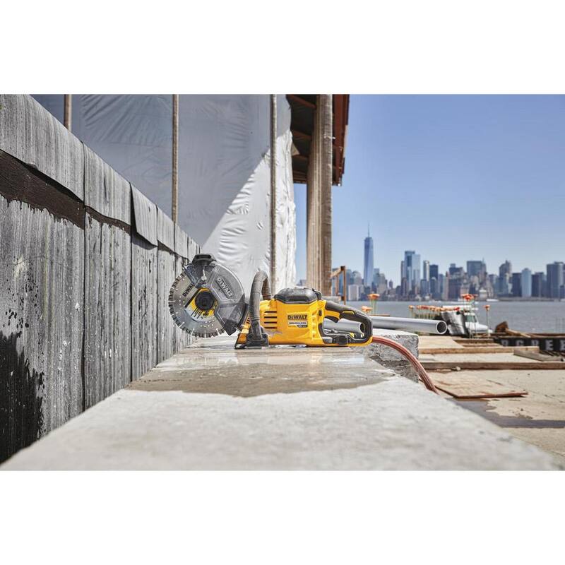 Hoja de sierra de corte de concreto de diamante DEWALT Flexvolt de 9 pulgadas - DWAFV8900