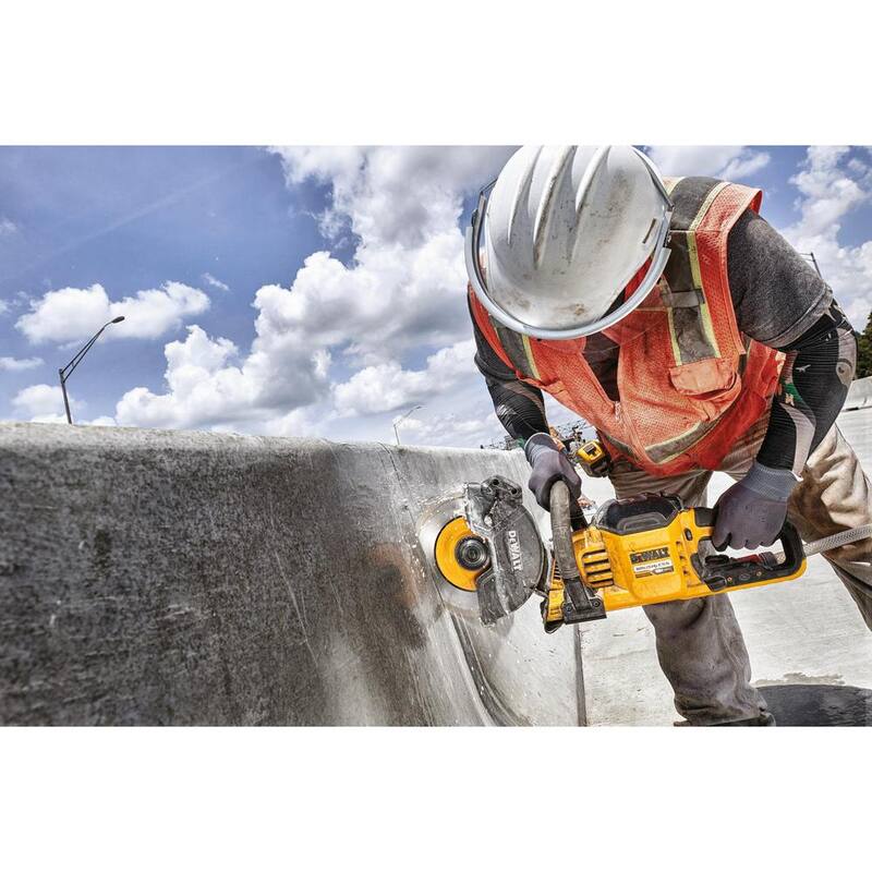 Hoja de sierra de corte de concreto de diamante DEWALT Flexvolt de 9 pulgadas - DWAFV8900