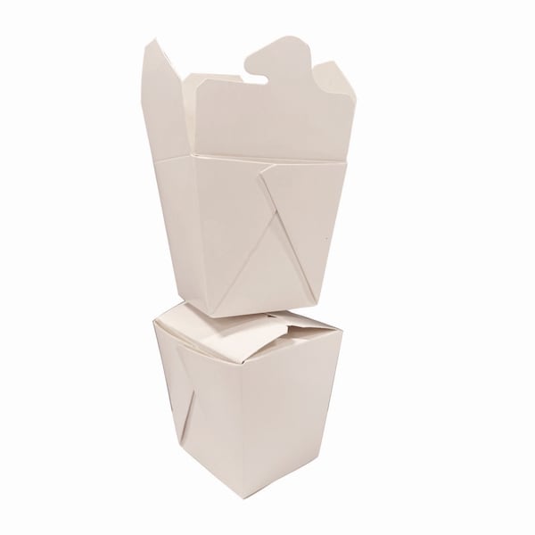 Kari-Out Food Pail, 26 oz, 3.63 x 3 x 3.5, White, Paper, 400/Carton, 400PK - 3103026