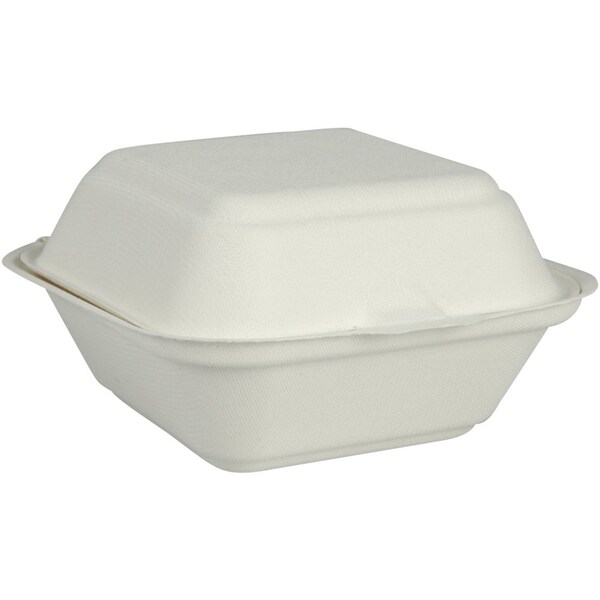 Abena Containers, To-Go, Clam Shell Burger Box w/ Hinged Lid - 1999904377
