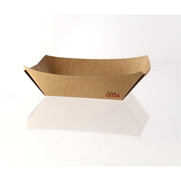 Omg 1 lbs Kraft Paper Boat - 6.3 x 4.4 x 1.6 in. - OM3676379