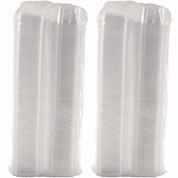 Dart ClearPac SafeSeal Tamper-Resistant/Evident Containers, Domed Lid, 16 oz, Clear, Plastic, 200PK - CH16DED