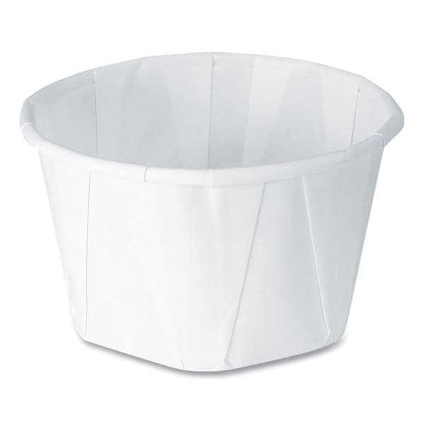 Solo Paper Portion Cups, ProPlanet Seal, 3.25 oz, White, 5000PK - 325-2050