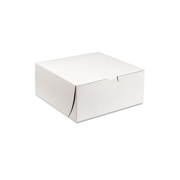 Southern Champion SCT, Tuck-Top Bakery Boxes, 9w X 9d X 4h, White, 200PK - 0961