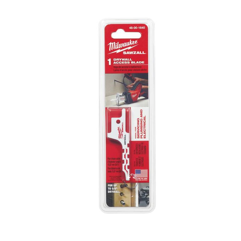 Hoja Sawzall para acceso a muro de yeso de 2-1/2 pulgadas - 48-00-1640