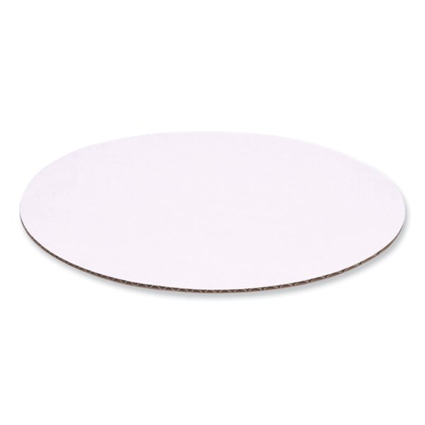Sct Mottled White Cake Circles 10 in. Diameter, White, Paper, 100PK - 11317