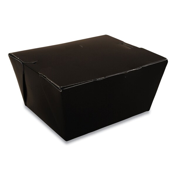 Sct ChampPak Carryout Boxes, 4.37 x 3.5 x 2.5, Black, Paper, 450PK - SCH 0751