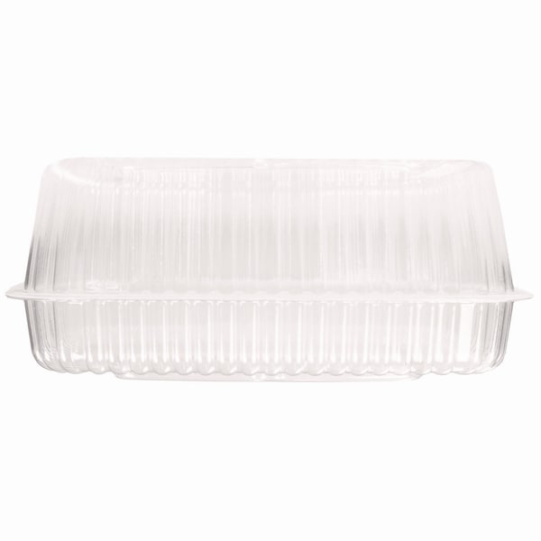 Hfa Handi-Lock Single Compartment Food Container, 46 oz, 8 x 3 x 8.87, Clear, Plastic, 250PK - HFA 6091S-250