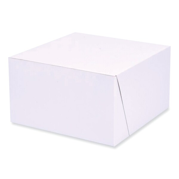 Sct Bakery Boxes, Standard, 7 x 7 x 4, White, Paper, 250PK - 1521