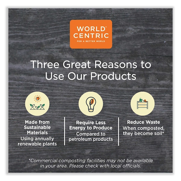 World Centric Paper Lids for Containers, 4.7 x 6.8, Natural, Paper, 300PK - CTL-NT-16