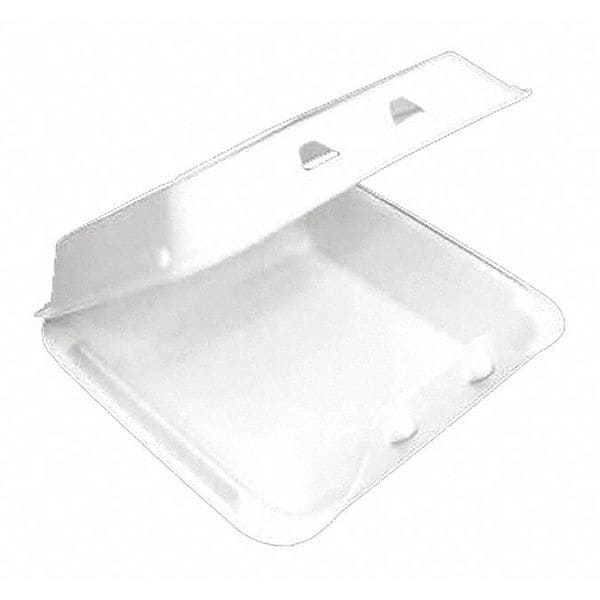Pactiv Carry-Out Container, 9" W, White, PK150 - YHLW09010000