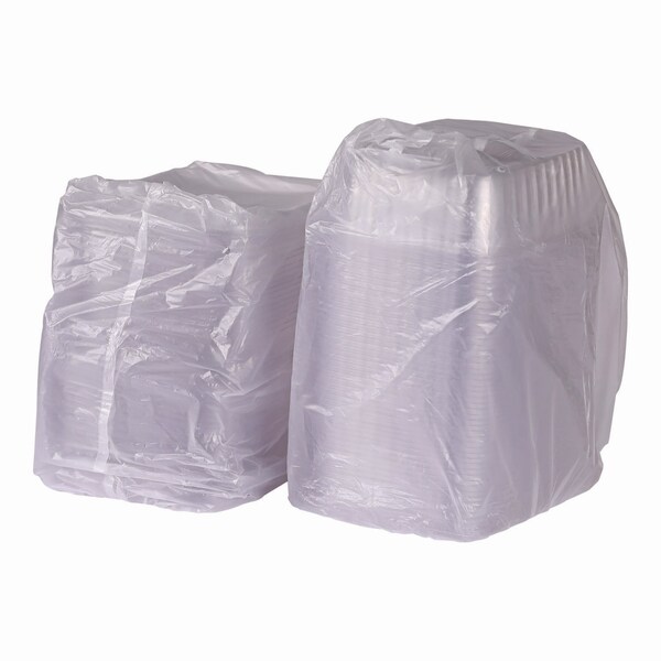 Eco-Products Renewable and Compostable Rectangular Deli Containers, 48 oz, 8 x 6 x 2, Clear, PK200, 200PK - EP-RC48