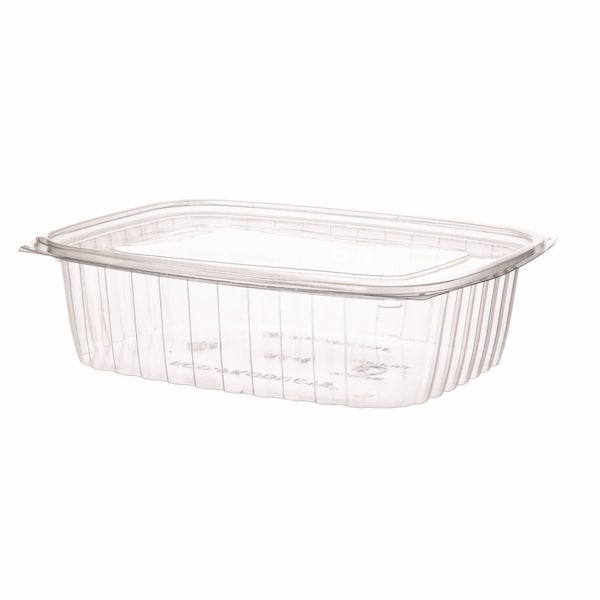 Eco-Products Renewable and Compostable Rectangular Deli Containers, 48 oz, 8 x 6 x 2, Clear, PK200, 200PK - EP-RC48