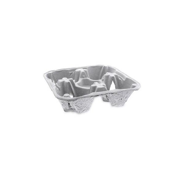 Pactivcorp Pactiv, EARTHCHOICE FOUR-CUP CARRIER WITH FOOD TRAY, 8-32 OZ, FOUR CUPS, 300PK - M510032