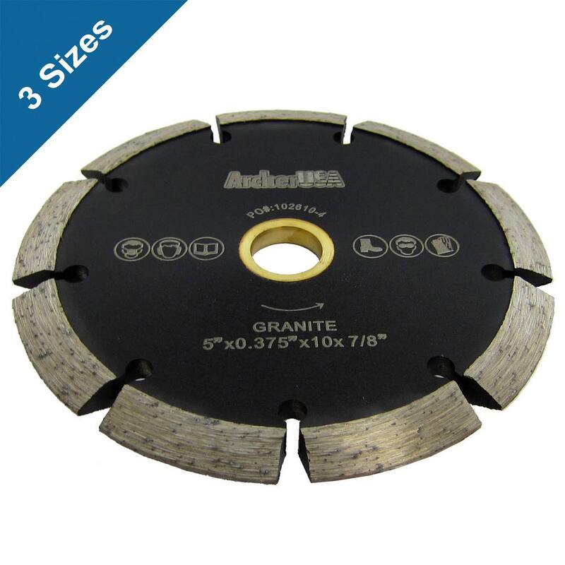Archer USA 4.5 pulgadas. Disco diamantado de caza grietas para reparación de concreto - VTP045-2