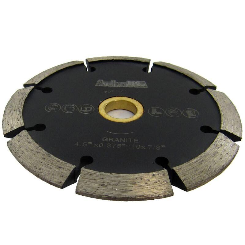 Archer USA 4.5 pulgadas. Disco diamantado de caza grietas para reparación de concreto - VTP045-2