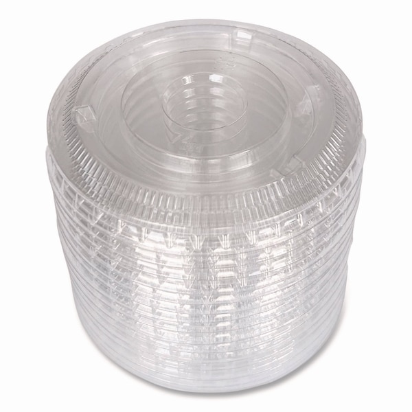 Boardwalk Souffle/Portion Cup Lids, Fits 3.25 oz to 5.5 oz Portion Cups, Clear, 2500PK - BWKPRTLID4