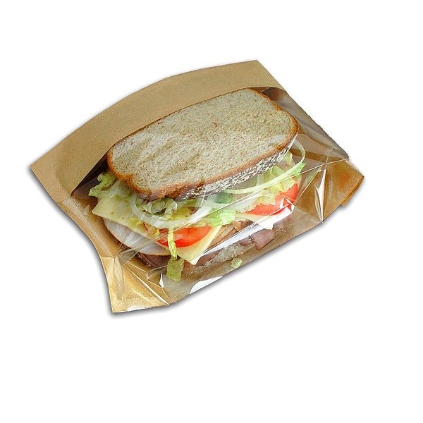 Ready Fresh Window Sandwich Bag, 9 1/2" L, 500 PK - RF-6395KW