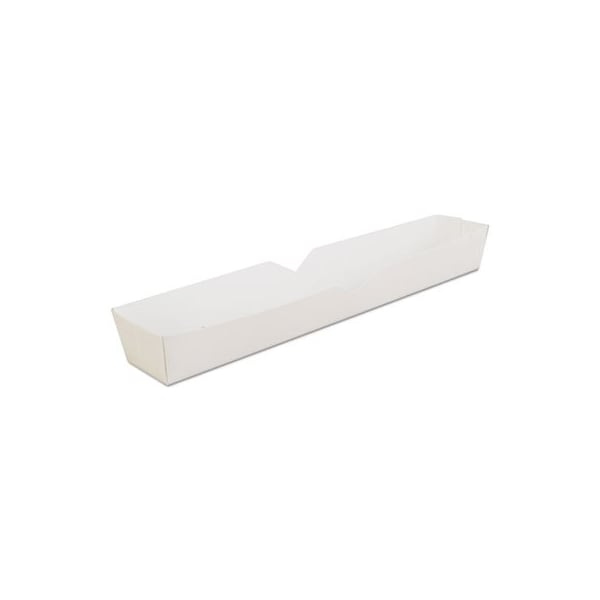 Southern Champion Tray SCT, Hot Dog Tray, White, 10 1/4 X 1 1/2 X 1 1/4, Paperboard, 500PK - 0711