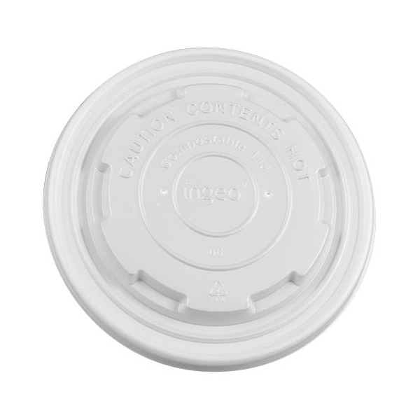 Karat Earth 12-16 oz Paper Food Container Lids, PK500 - KE-KDL114