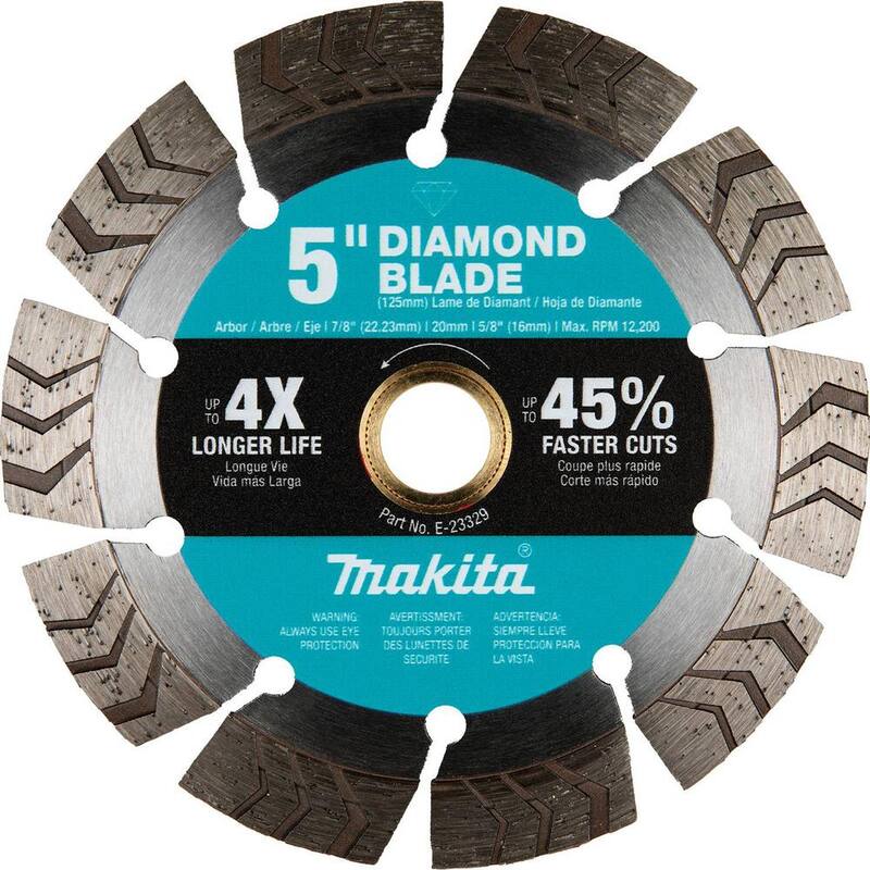 Makita 5 in. Disco de Diamante de Borde Turbo Segmentado para Propósito General - E-23329